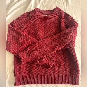 Red/Maroon Crewneck Sweater